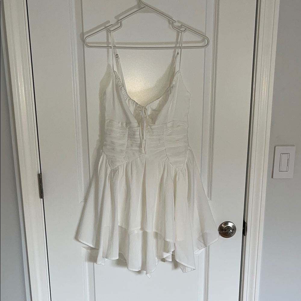 Elegant White Women's Dress